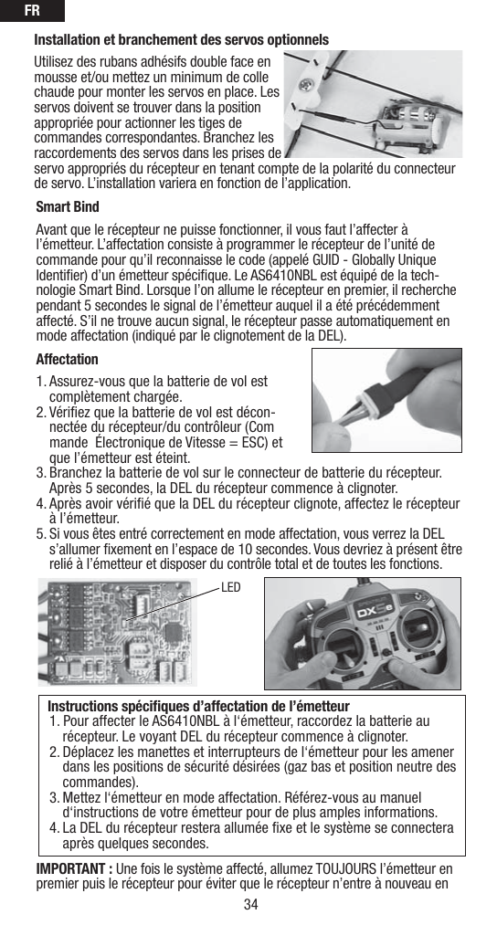 Page 6 of Horizon Hobby AS6410L Receiver User Manual BRWAS6410L France  2