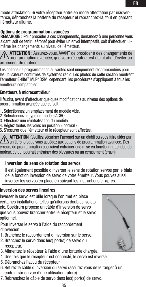 Page 7 of Horizon Hobby AS6410L Receiver User Manual BRWAS6410L France  2