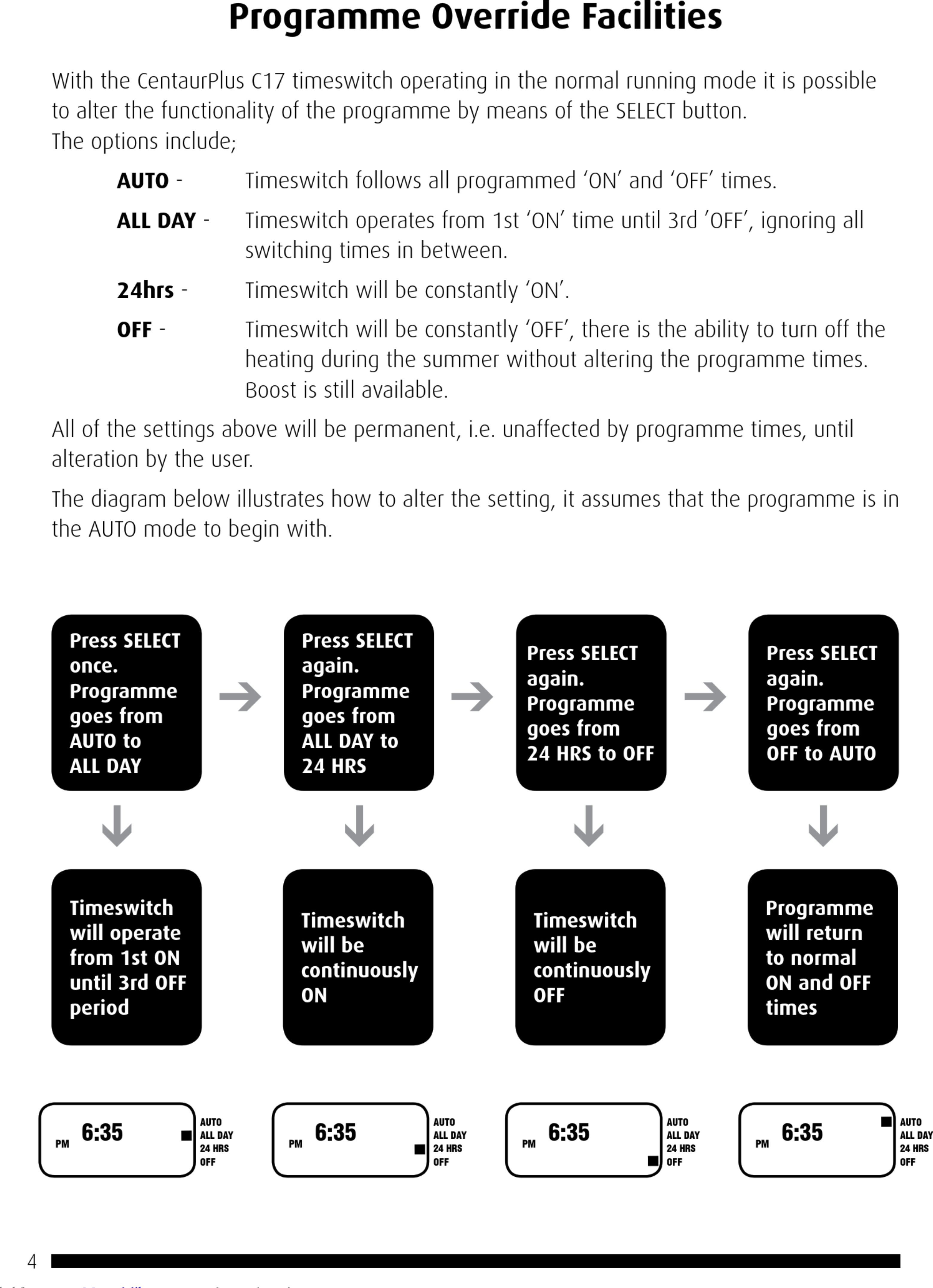Page 4 of 8 - Horstmann Horstmann-Centaurplus-C17-User-Operating-Instructions-Manual-1002844 User Manual