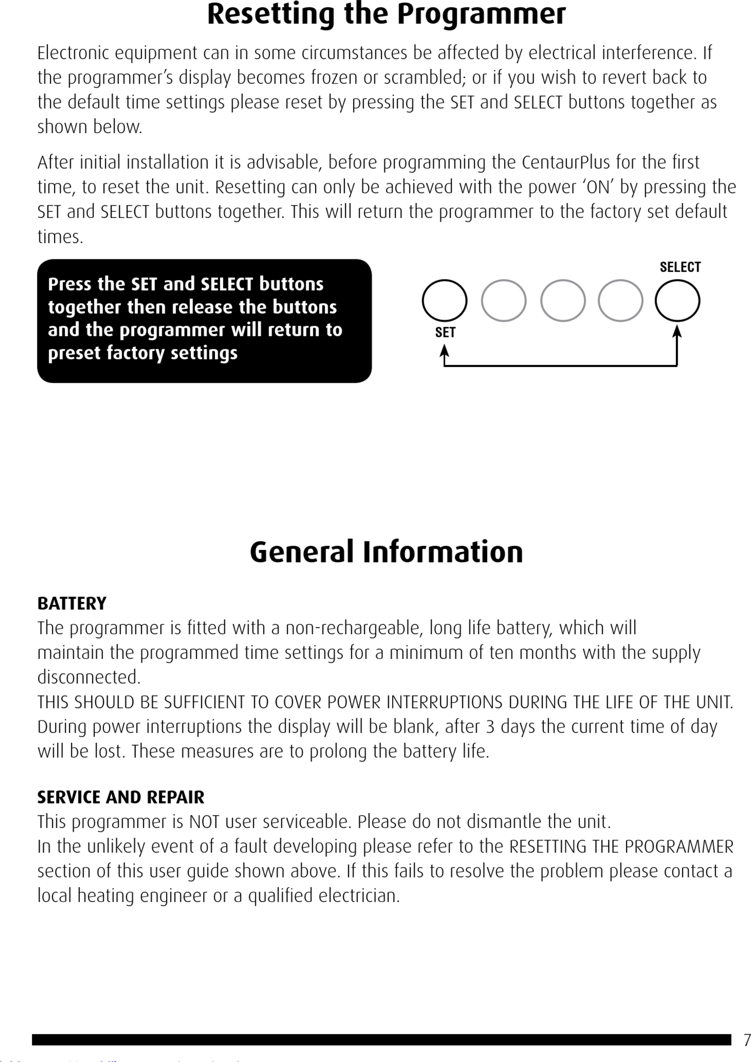 Page 7 of 8 - Horstmann Horstmann-Centaurplus-C17-User-Operating-Instructions-Manual-1002844 User Manual