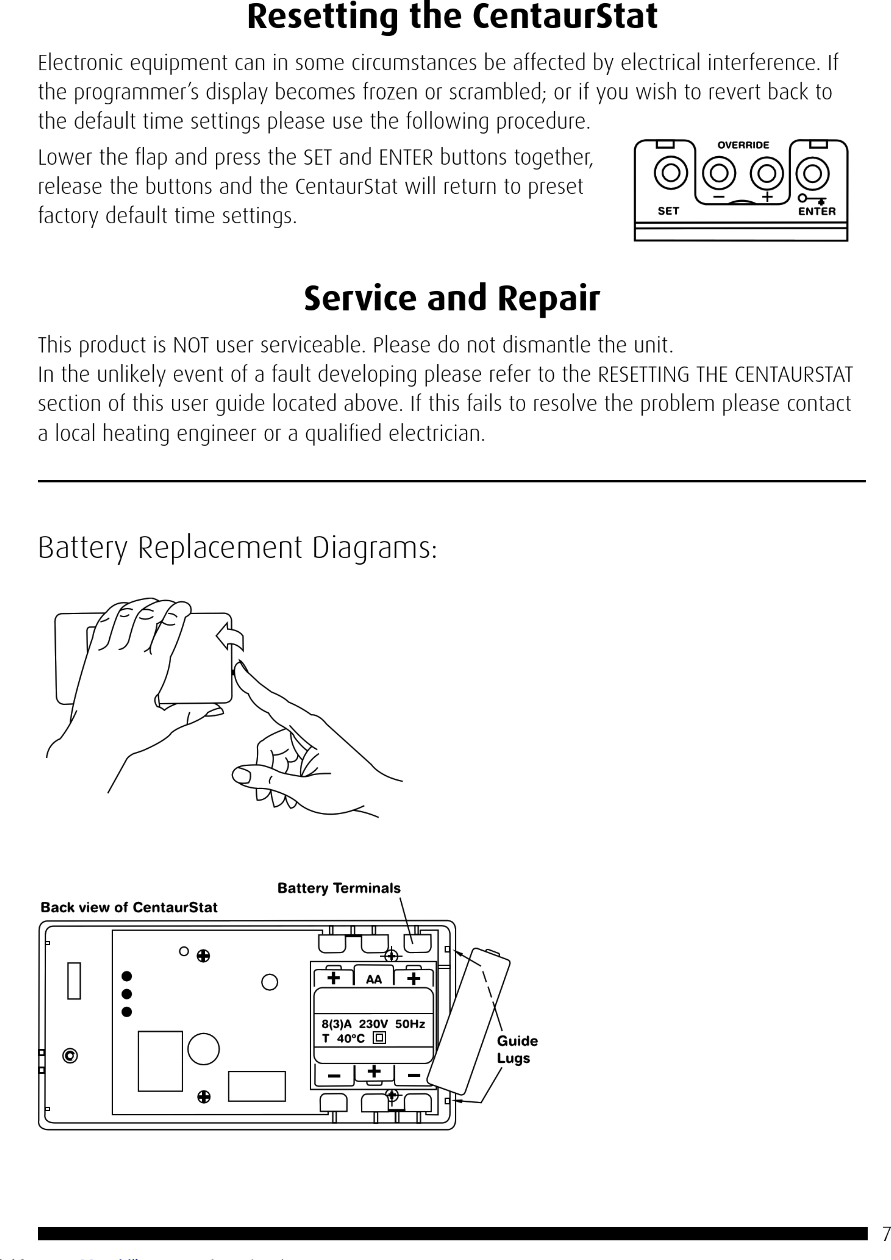 Page 7 of 8 - Horstmann Horstmann-Centaurstat-7-User-Operating-Instructions-Manual-1002991 User Manual
