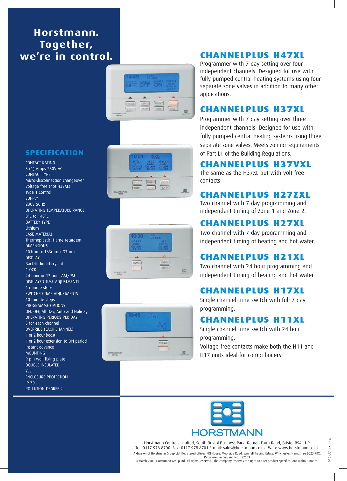 Horstmann Channelplus Data Sheet