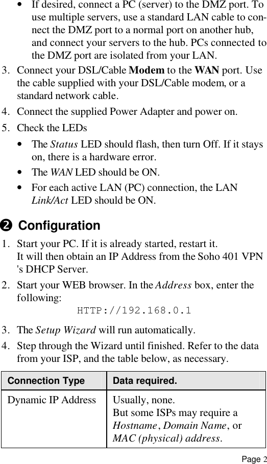 Page 3 of 6 - Hotbrick Hotbrick-Firewall-Vpn-Soho-401-Vpn-Users-Manual- QIG  Hotbrick-firewall-vpn-soho-401-vpn-users-manual