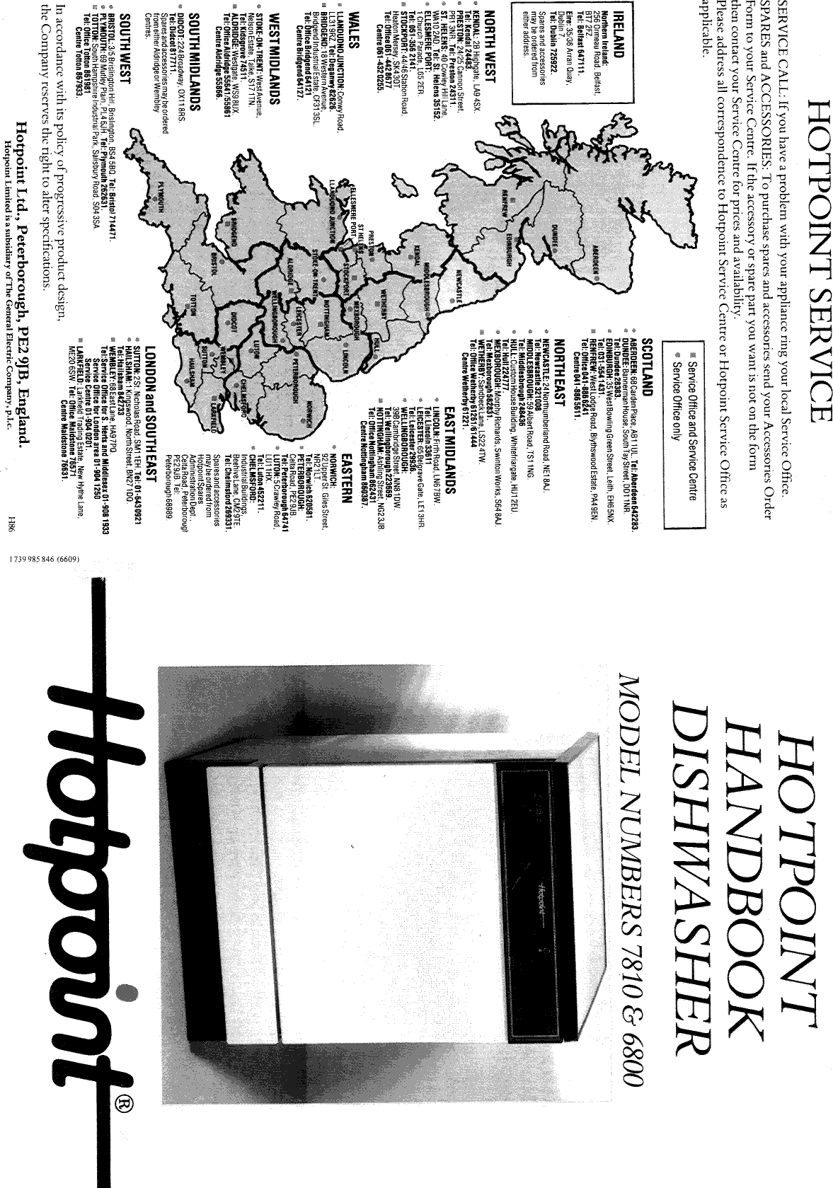 Page 1 of 11 - Hotpoint Hotpoint-7810-Users-Manual-  Hotpoint-7810-users-manual