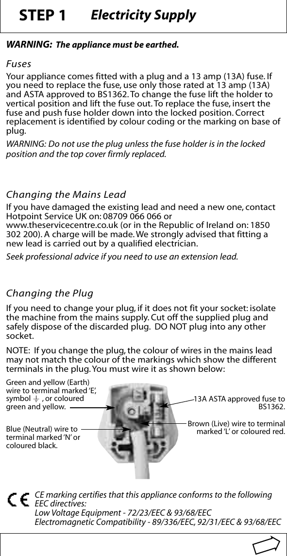 Page 2 of 11 - Hotpoint Hotpoint-Aquarius-Wma50-Users-Manual- WMA50a  Hotpoint-aquarius-wma50-users-manual