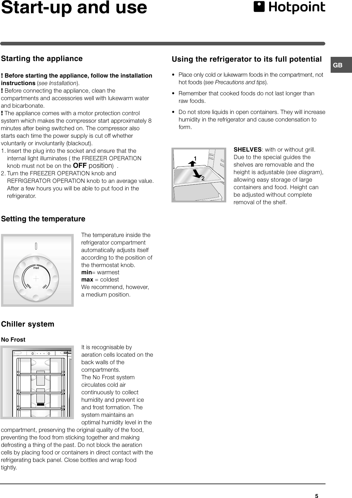 Hotpoint Ff175B Users Manual 44802gb