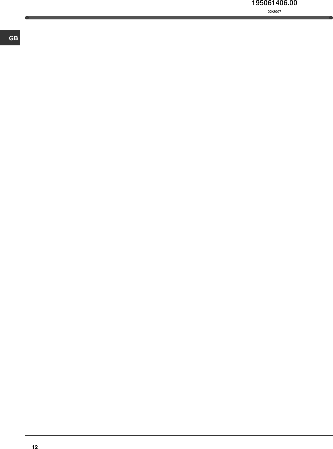 Page 12 of 12 - Hotpoint Hotpoint-Fz150G-Users-Manual- 44802gb  Hotpoint-fz150g-users-manual