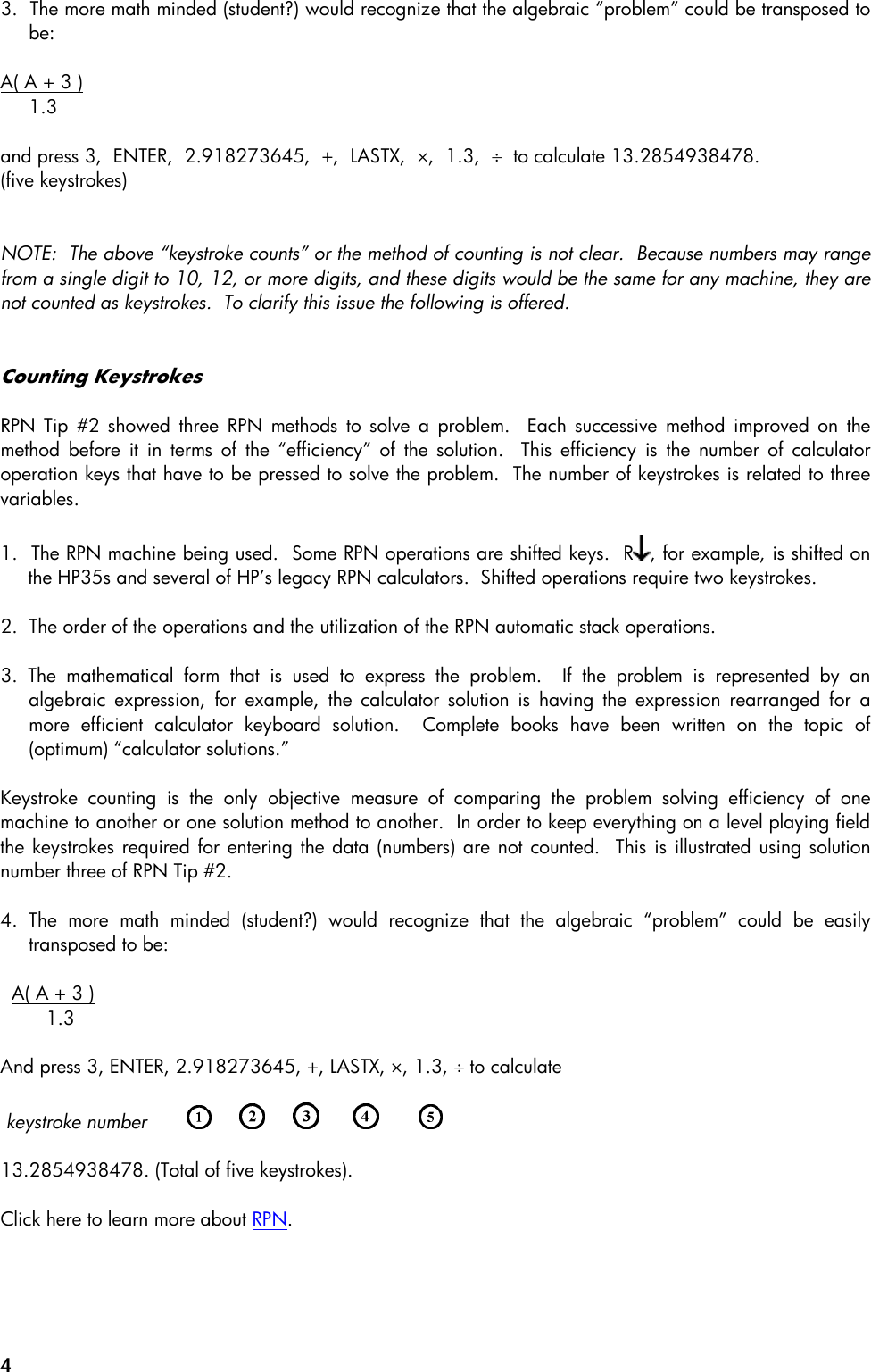 Page 4 of 9 - Hp Hp-10Bii-Users-Manual- File  Hp-10bii-users-manual