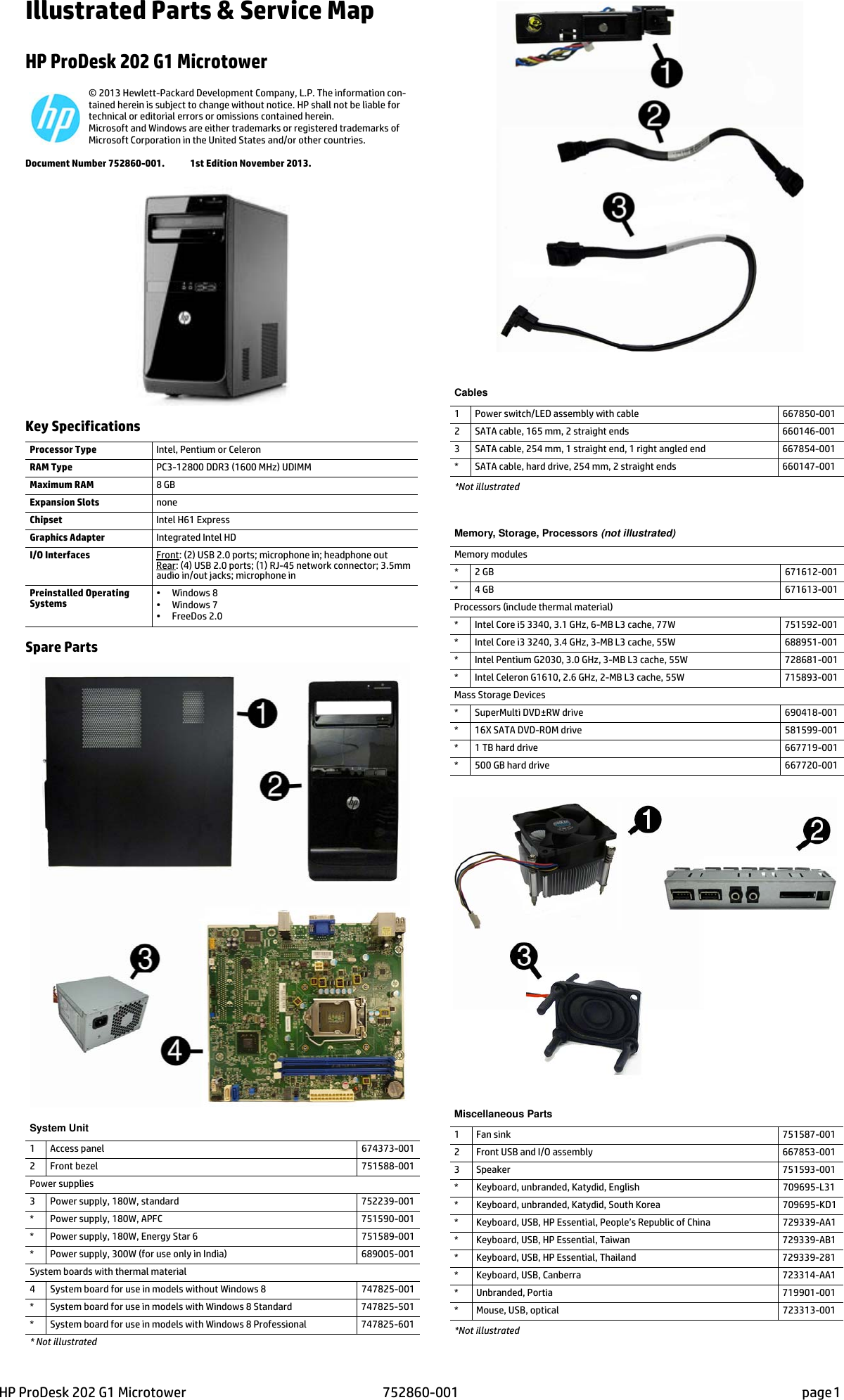 Page 1 of 3 - Hp Hp-202-G1-Microtower-Pc-Reference-Guide- Nirbhaya_MT IPSM  Hp-202-g1-microtower-pc-reference-guide