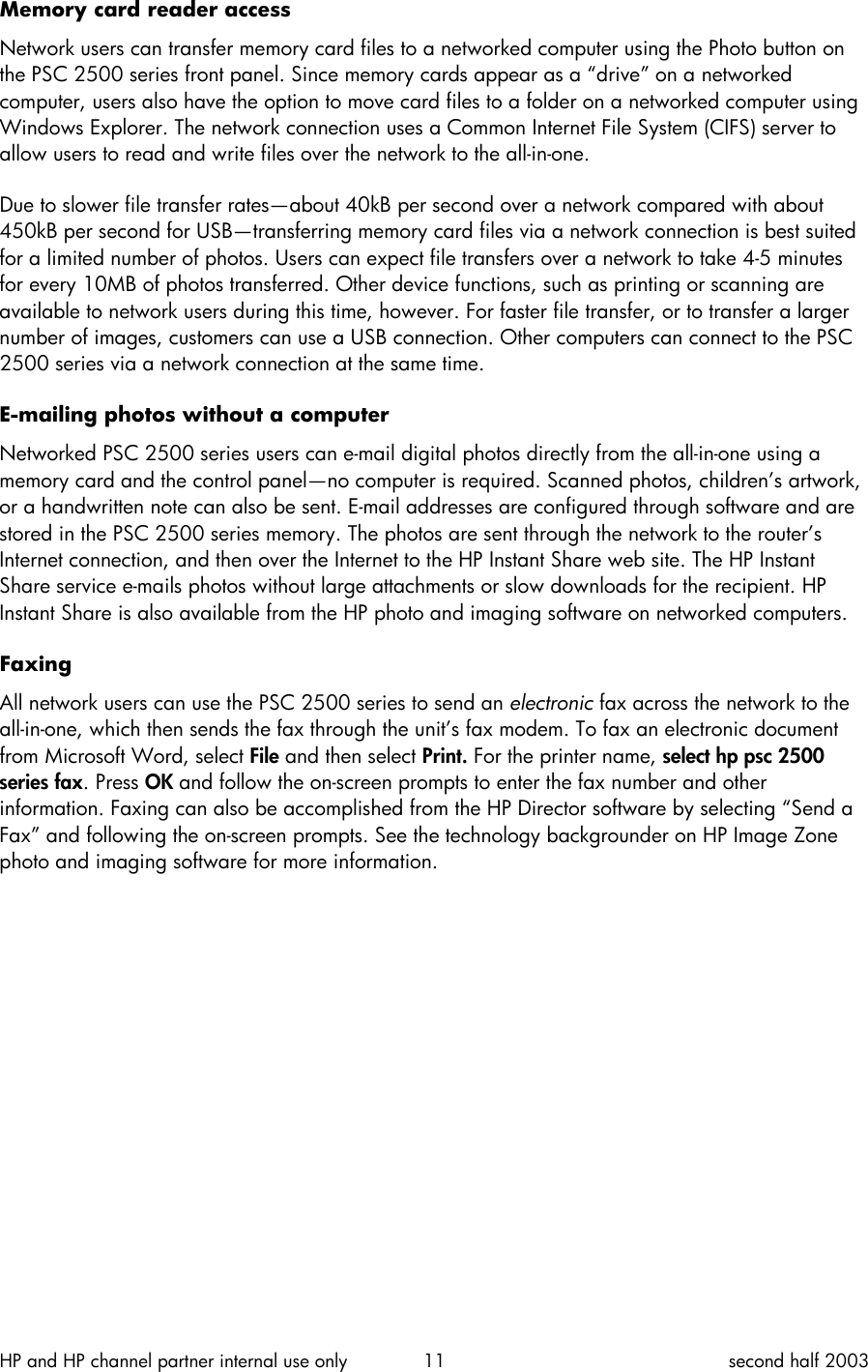 Page 11 of 11 - Hp Hp-5800-Users-Manual- Network Solutions Hp-5800-users-manual