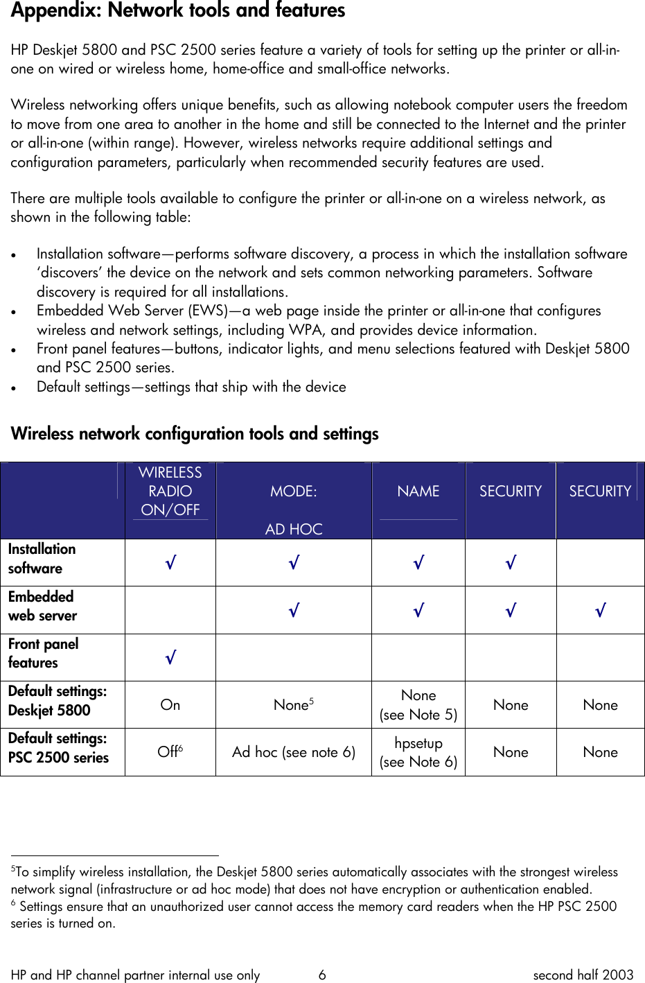 Page 6 of 11 - Hp Hp-5800-Users-Manual- Network Solutions Hp-5800-users-manual