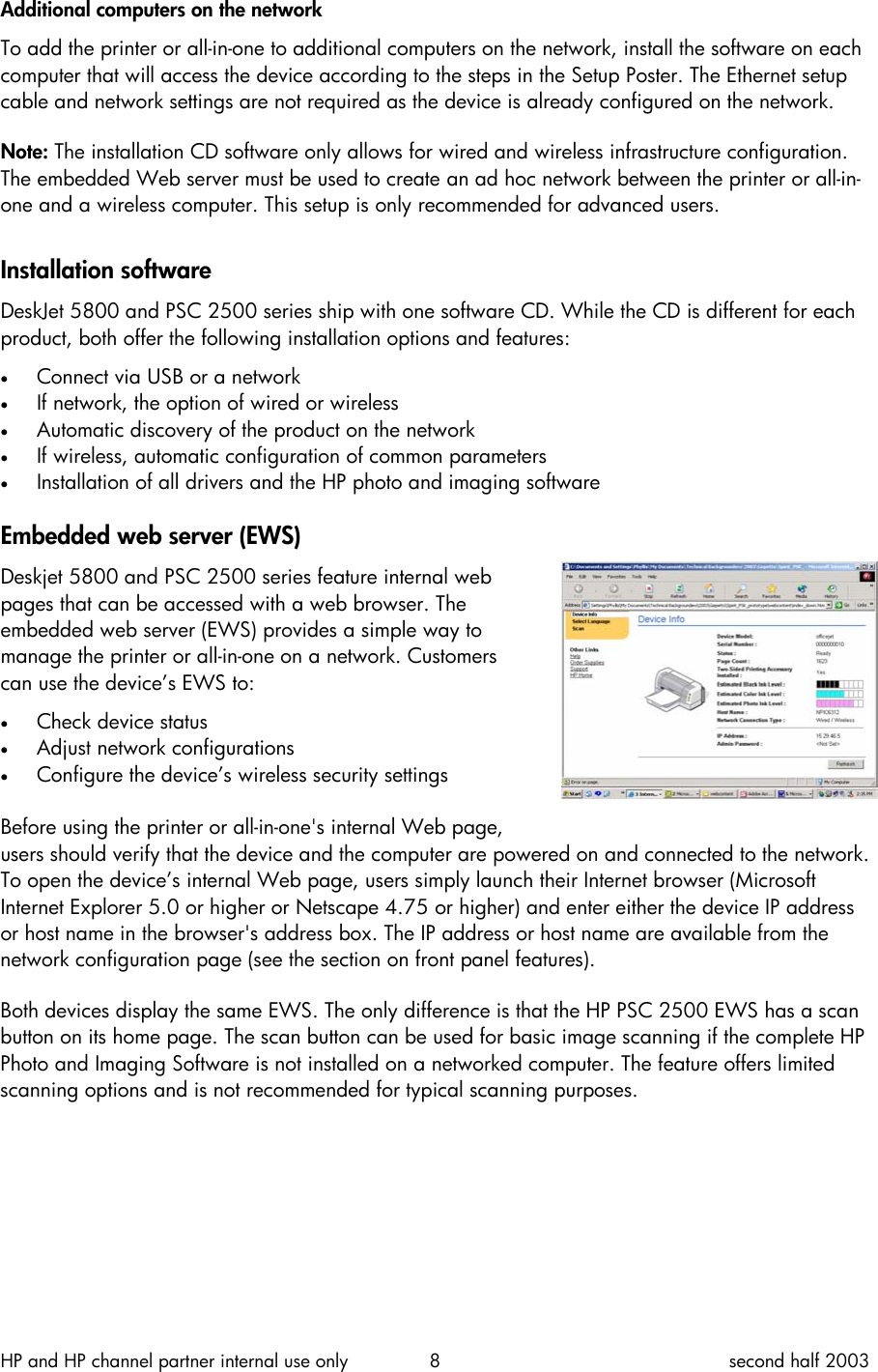 Page 8 of 11 - Hp Hp-5800-Users-Manual- Network Solutions Hp-5800-users-manual