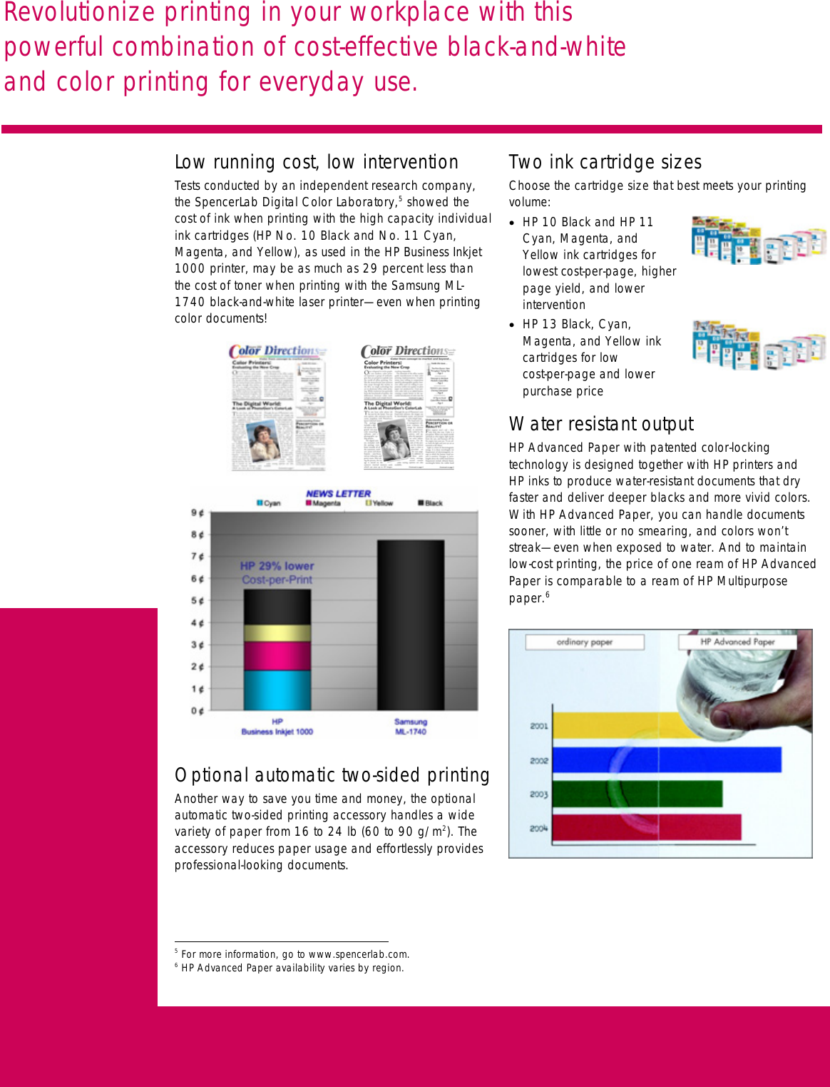 Page 3 of 4 - Hp Hp-Business-Inkjet-1000-Users-Manual- Business Inkjet 2300 Series Printer  Hp-business-inkjet-1000-users-manual