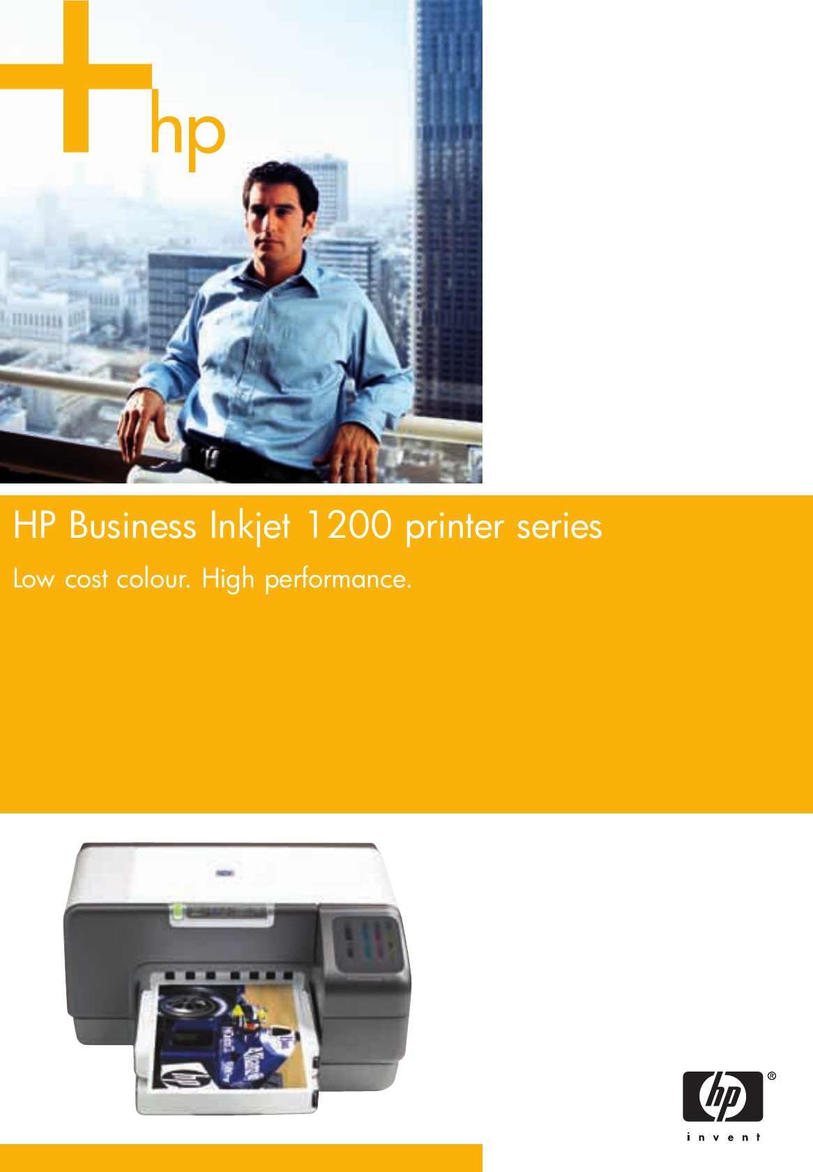 Page 1 of 8 - Hp Hp-Business-Inkjet-1200D-Users-Manual- BIJ1200 Bro FA  Hp-business-inkjet-1200d-users-manual