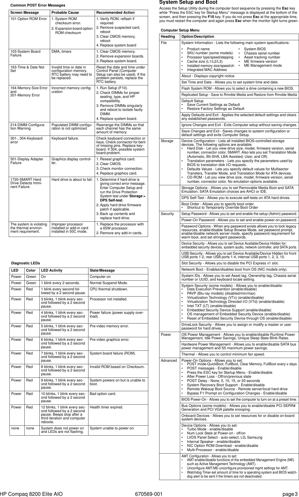 Page 3 of 3 - Hp Hp-Compaq-8200-Elite-All-In-One-Pc-Reference-Guide-  Hp-compaq-8200-elite-all-in-one-pc-reference-guide