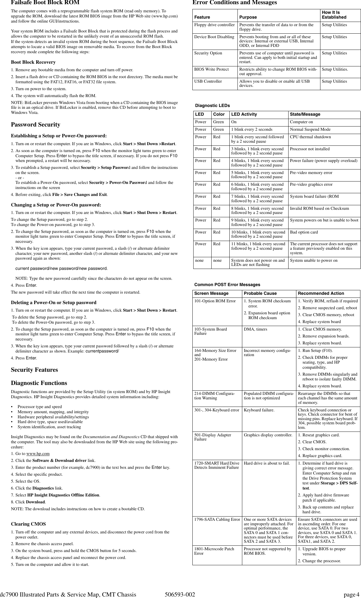 Page 4 of 4 - Hp Hp-Compaq-Dc7800-Convertible-Minitower-Pc-Service-And-Maintain-  Hp-compaq-dc7800-convertible-minitower-pc-service-and-maintain