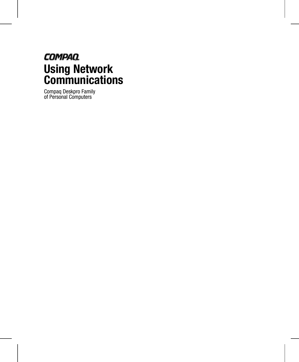 Page 2 of 9 - Hp Hp-Compaq-Deskpro-6000-Desktop-Pc-5166-Users-Manual- Using Network Communications  Hp-compaq-deskpro-6000-desktop-pc-5166-users-manual