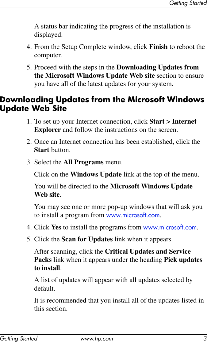 Window 7 update free download