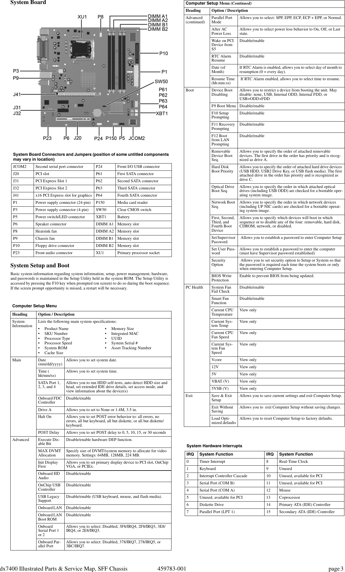 Page 3 of 4 - Hp Hp-Compaq-Dx7400-Small-Form-Factor-Pc-Service-And-Maintain-  Hp-compaq-dx7400-small-form-factor-pc-service-and-maintain