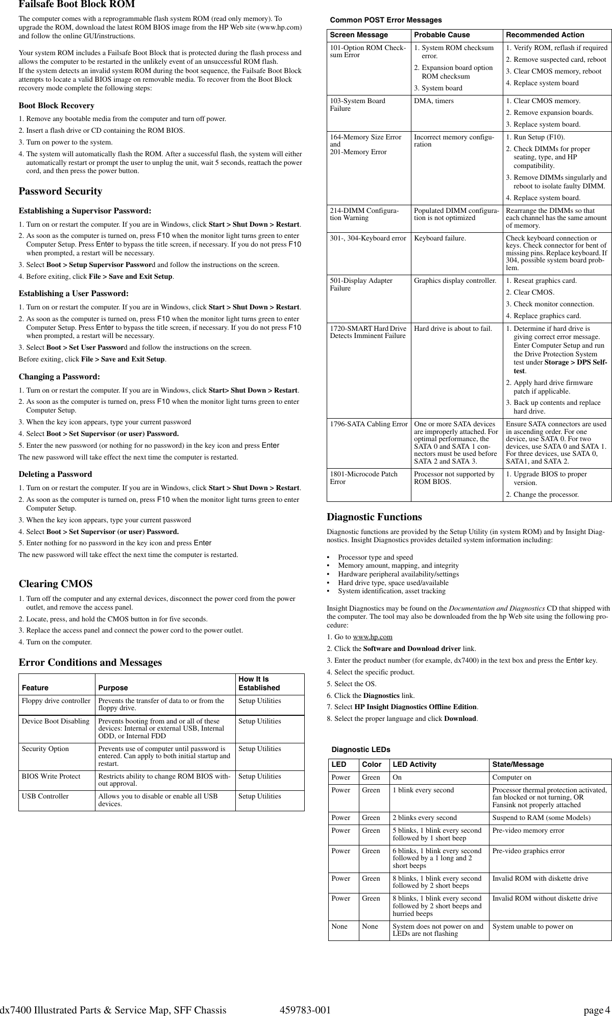 Page 4 of 4 - Hp Hp-Compaq-Dx7400-Small-Form-Factor-Pc-Service-And-Maintain-  Hp-compaq-dx7400-small-form-factor-pc-service-and-maintain