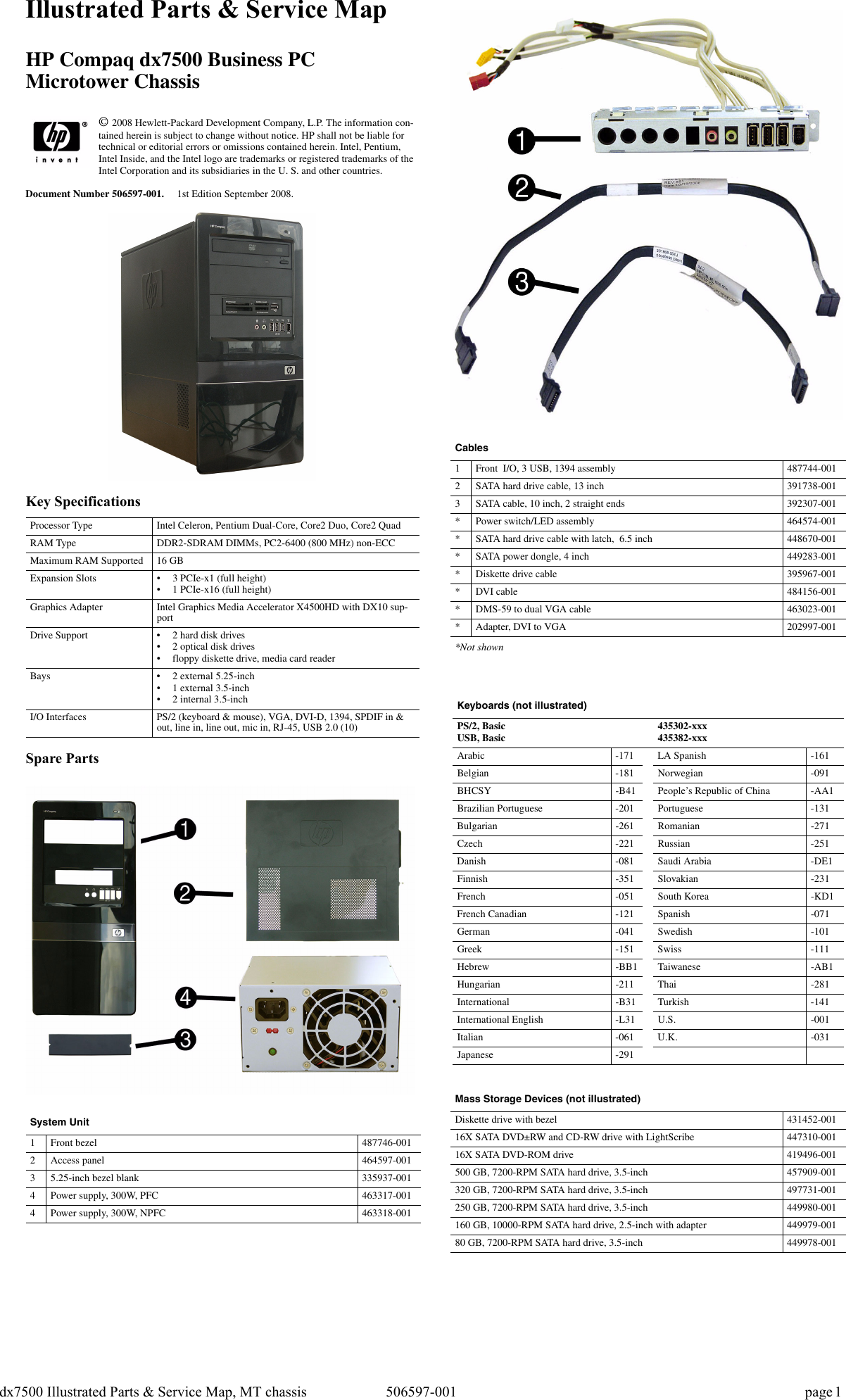 Page 1 of 4 - Hp Hp-Compaq-Dx7500-Microtower-Pc-Service-And-Maintain-  Hp-compaq-dx7500-microtower-pc-service-and-maintain