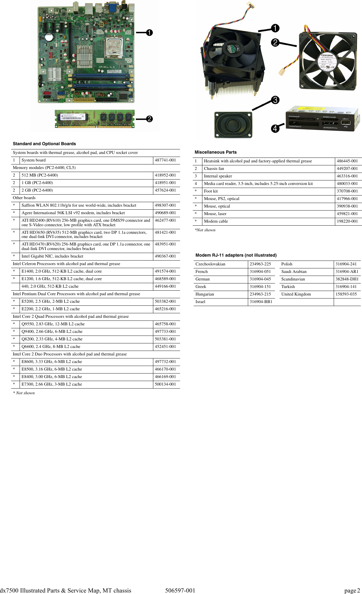 Page 2 of 4 - Hp Hp-Compaq-Dx7500-Microtower-Pc-Service-And-Maintain-  Hp-compaq-dx7500-microtower-pc-service-and-maintain