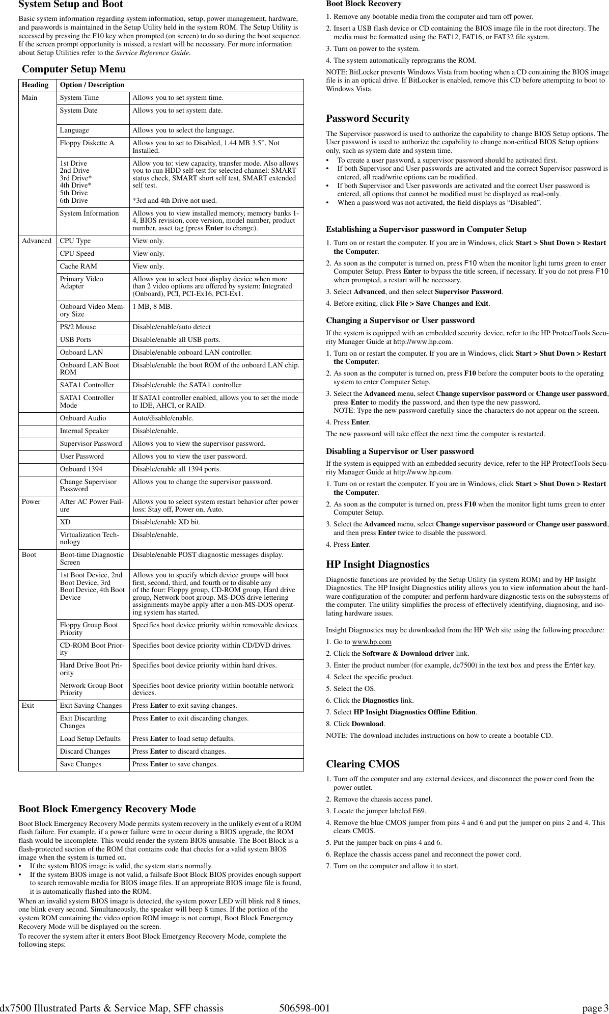 Page 3 of 3 - Hp Hp-Compaq-Dx7500-Small-Form-Factor-Pc-Service-And-Maintain- Santa Ana Dx7500 SFF IPSM Hp-compaq-dx7500-small-form-factor-pc-service-and-maintain
