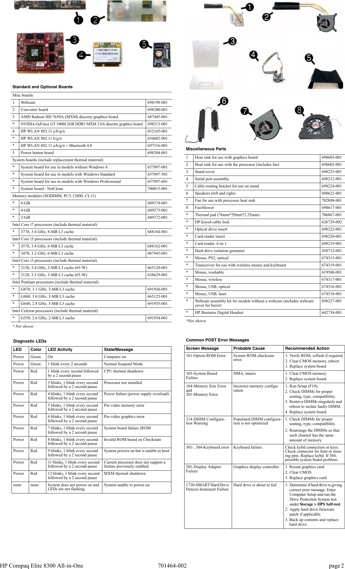 Page 2 of 4 - Hp Hp-Compaq-Elite-8300-All-In-One-Desktop-Pc-Reference-Guide- Morse_AIO_IPSM - Win8 Hp-compaq-elite-8300-all-in-one-desktop-pc-reference-guide