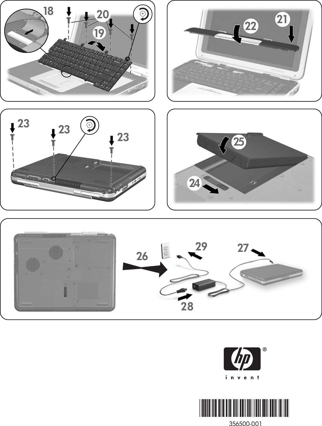 Page 2 of 2 - Hp Hp-Compaq-Presario-R3000-Amd-Notebook-Pc-Replacement-Guide- 356500-001.p65  Hp-compaq-presario-r3000-amd-notebook-pc-replacement-guide