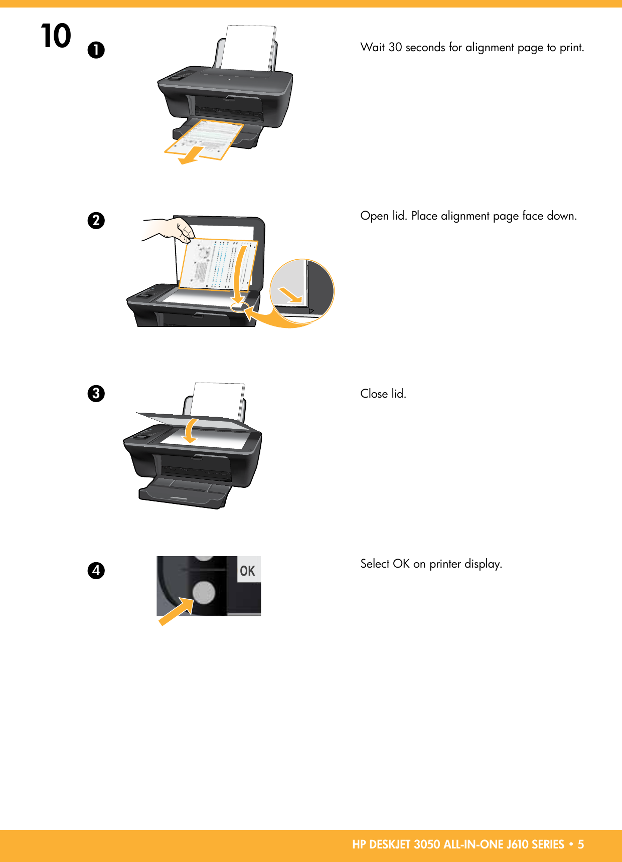 Page 5 of 8 - Hp Hp-Deskjet-3050-All-In-One-Printer-J610A-Setup-Guide-  Hp-deskjet-3050-all-in-one-printer-j610a-setup-guide