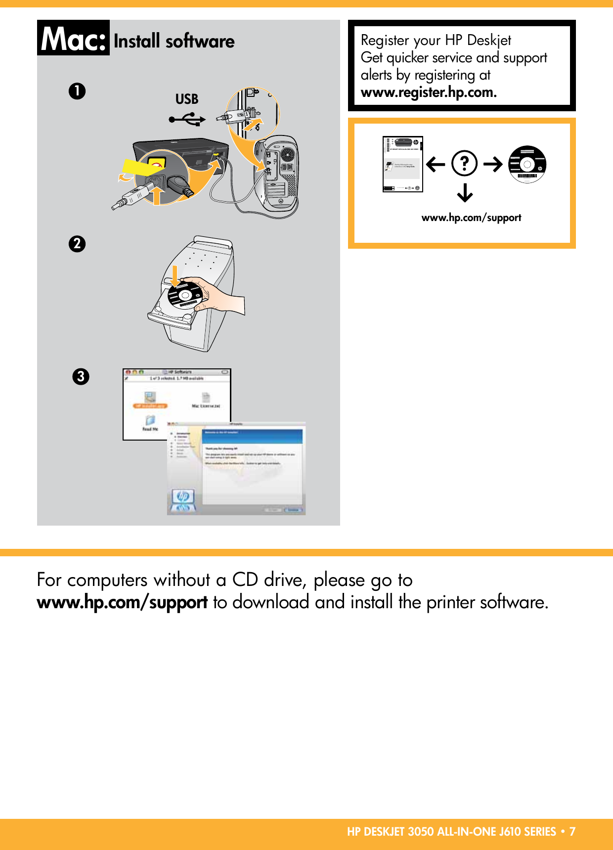 Page 7 of 8 - Hp Hp-Deskjet-3050-All-In-One-Printer-J610A-Setup-Guide-  Hp-deskjet-3050-all-in-one-printer-j610a-setup-guide