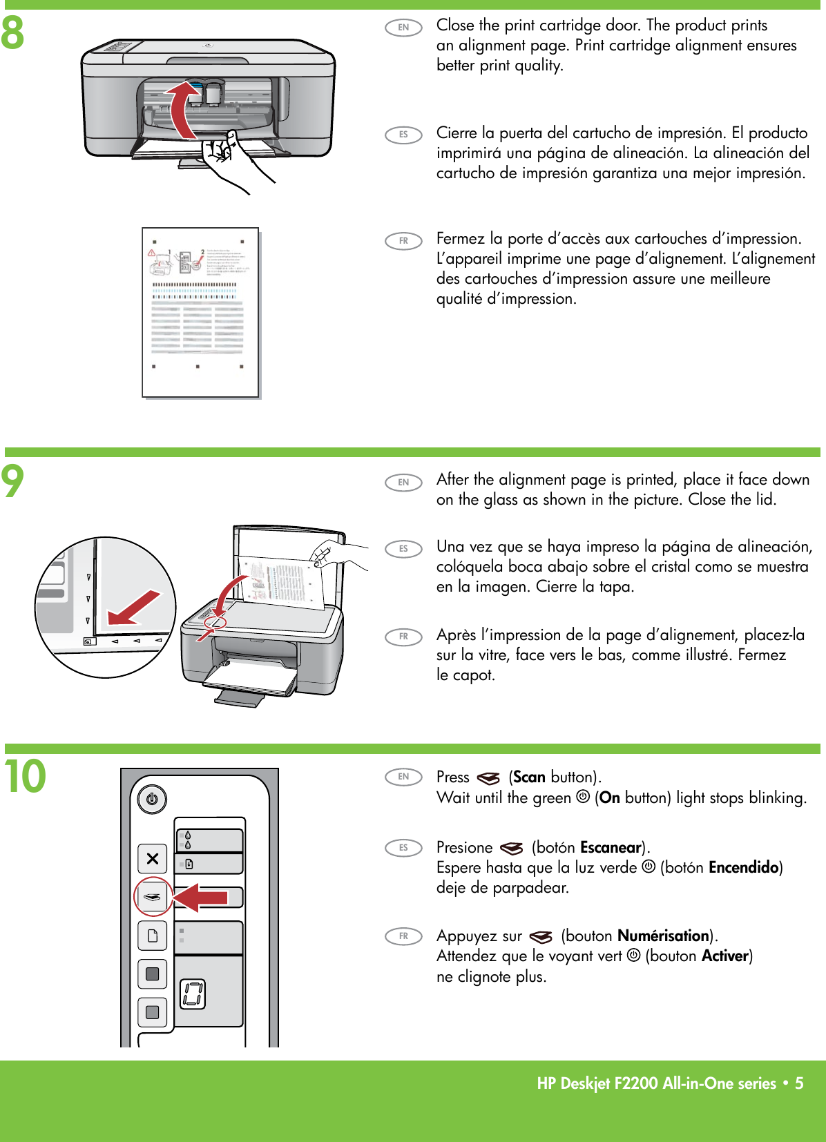 Page 5 of 8 - Hp Hp-Deskjet-F2210-All-In-One-Printer-Setup-Guide-  Hp-deskjet-f2210-all-in-one-printer-setup-guide