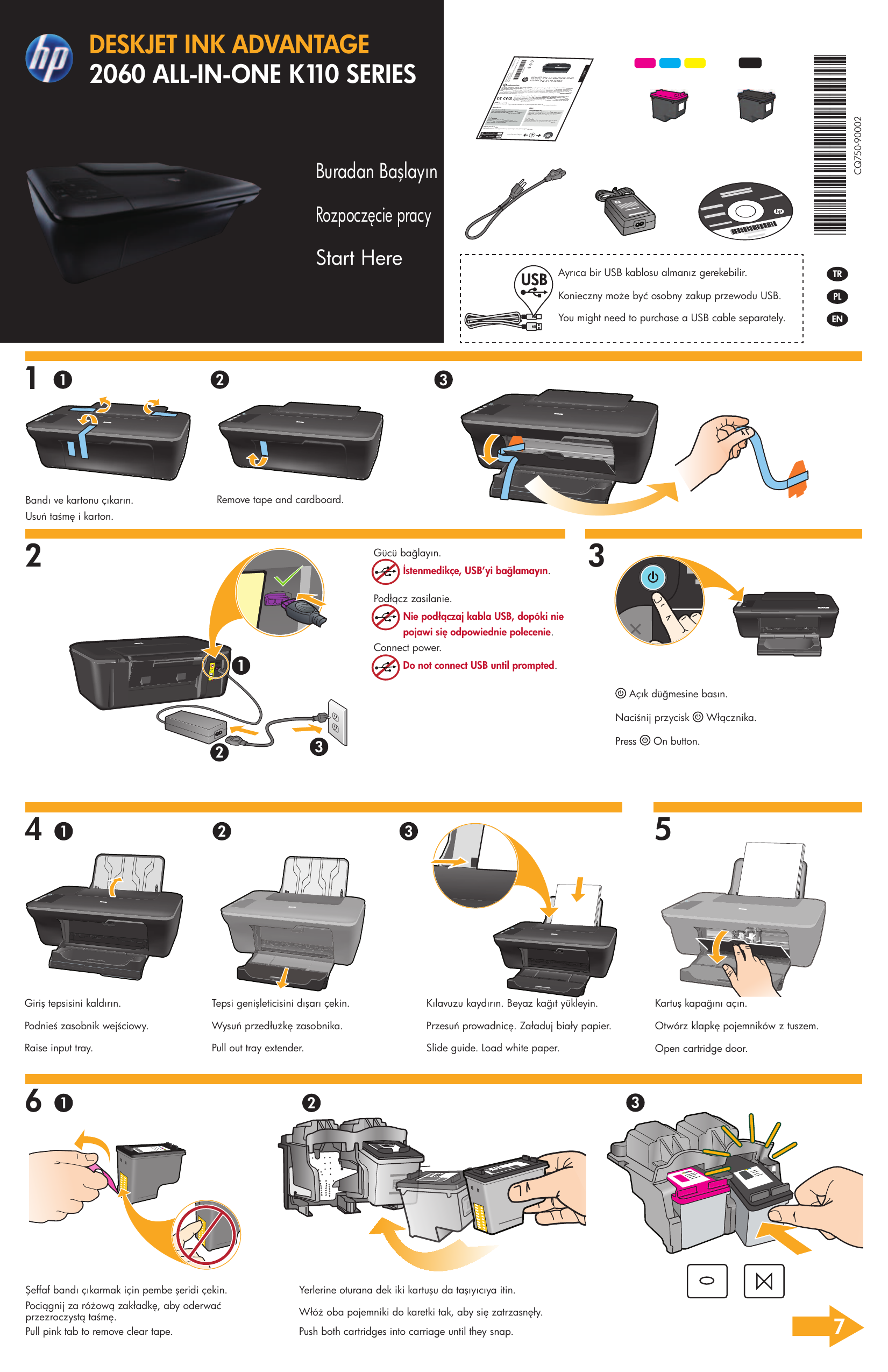 Hp Deskjet Ink Advantage 2060 All In One Printer Series K1 Setup Poster