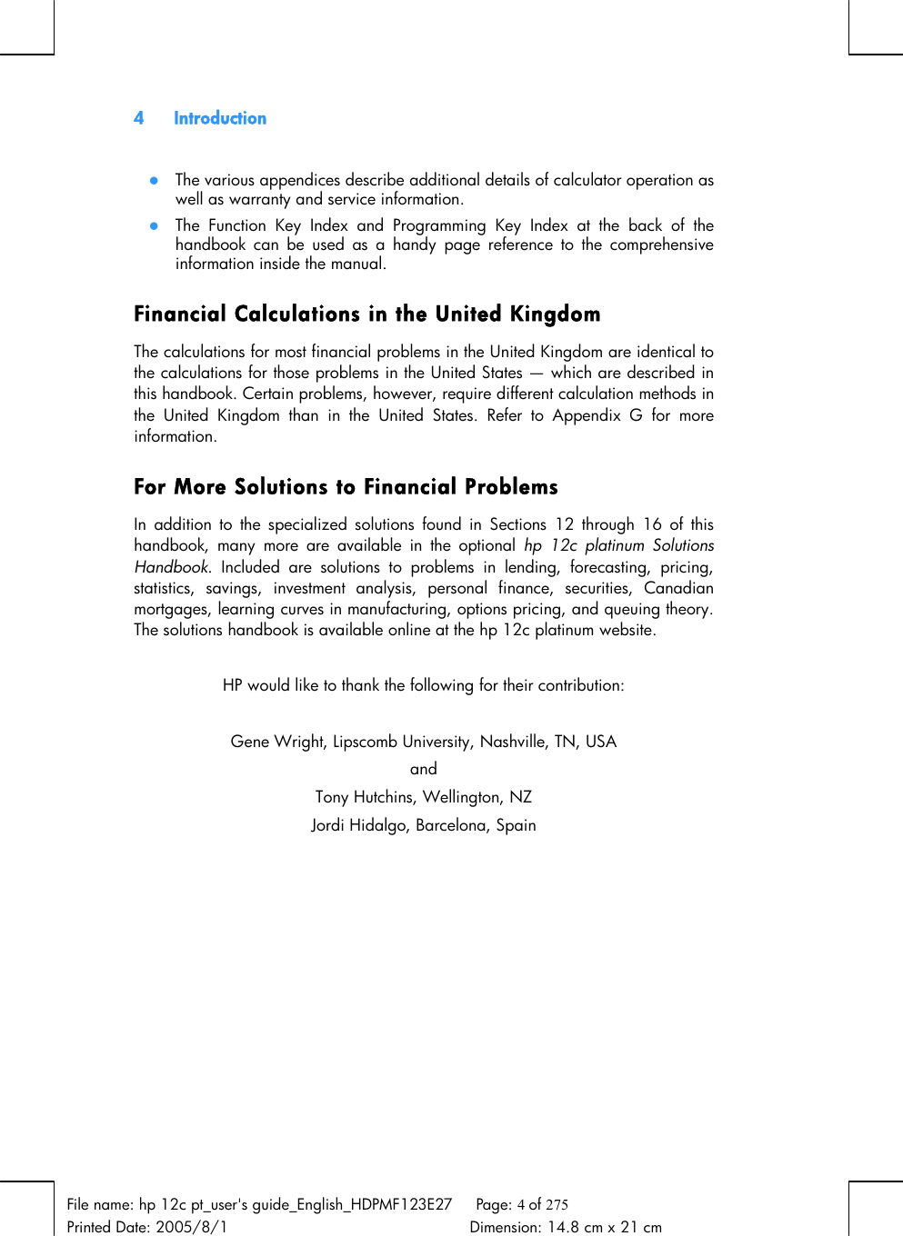 hp 12c platinum financial calculator user