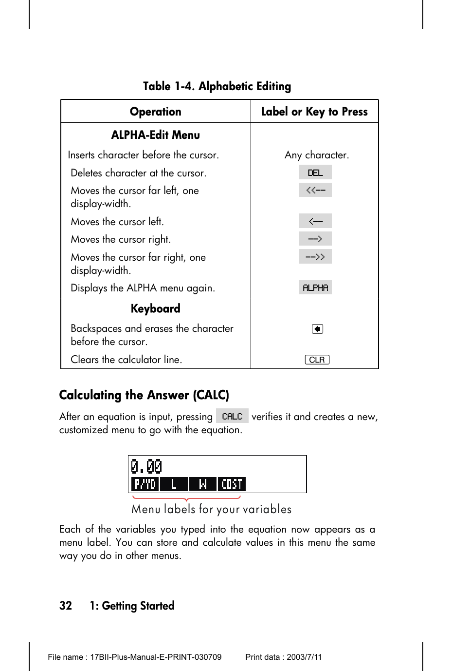 hp 17bii+ financial calculator user's guide