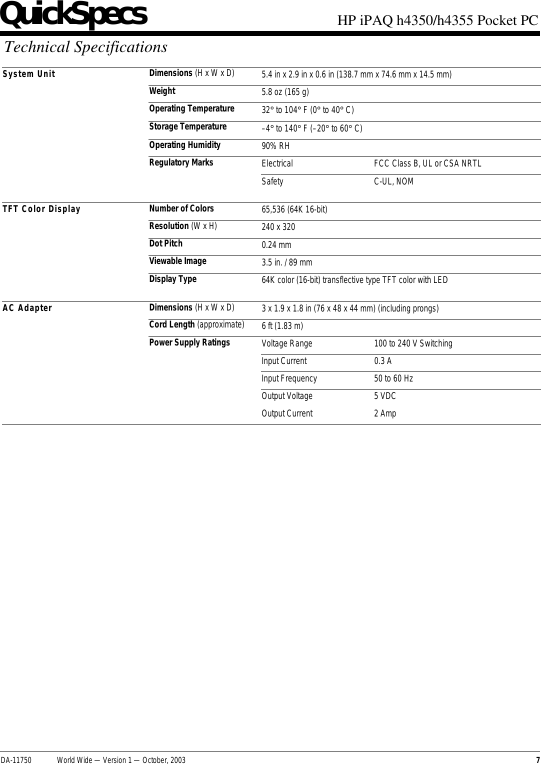 Page 7 of 8 - Hp Hp-Hp-Ipaq-Pocket-Pc-H4350-Users-Manual-  Hp-hp-ipaq-pocket-pc-h4350-users-manual