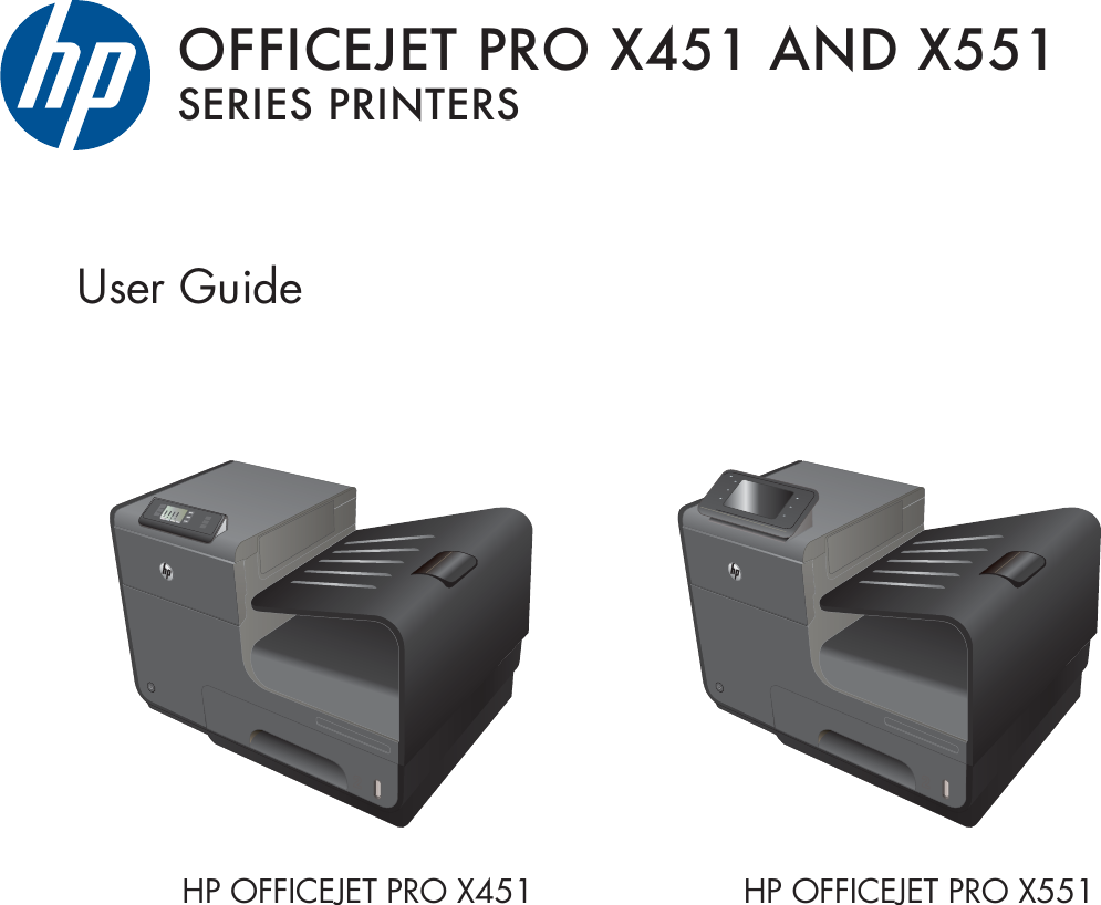 Hp Officejet Pro X X451Dn Inkjet Printer Cn459Ab1H Users Manual X451