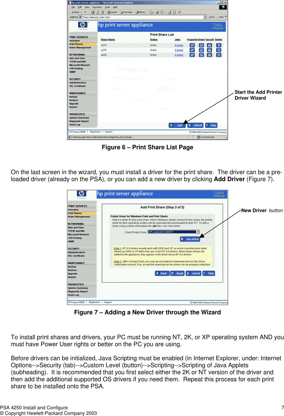 Page 7 of 8 - Hp Hp-Hp-Print-Server-Appliance-4250-Users-Manual Install_configure_24