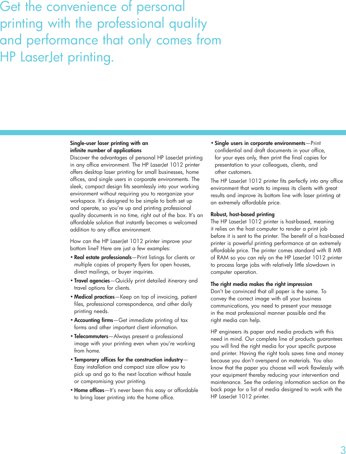 Page 3 of 4 - Hp Hp-Laserjet-1012-Users-Manual- 6115_LJ1012 DS_  Hp-laserjet-1012-users-manual