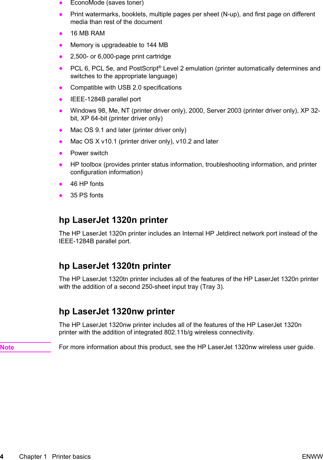 Hp Laserjet 1320 Printer User Manual