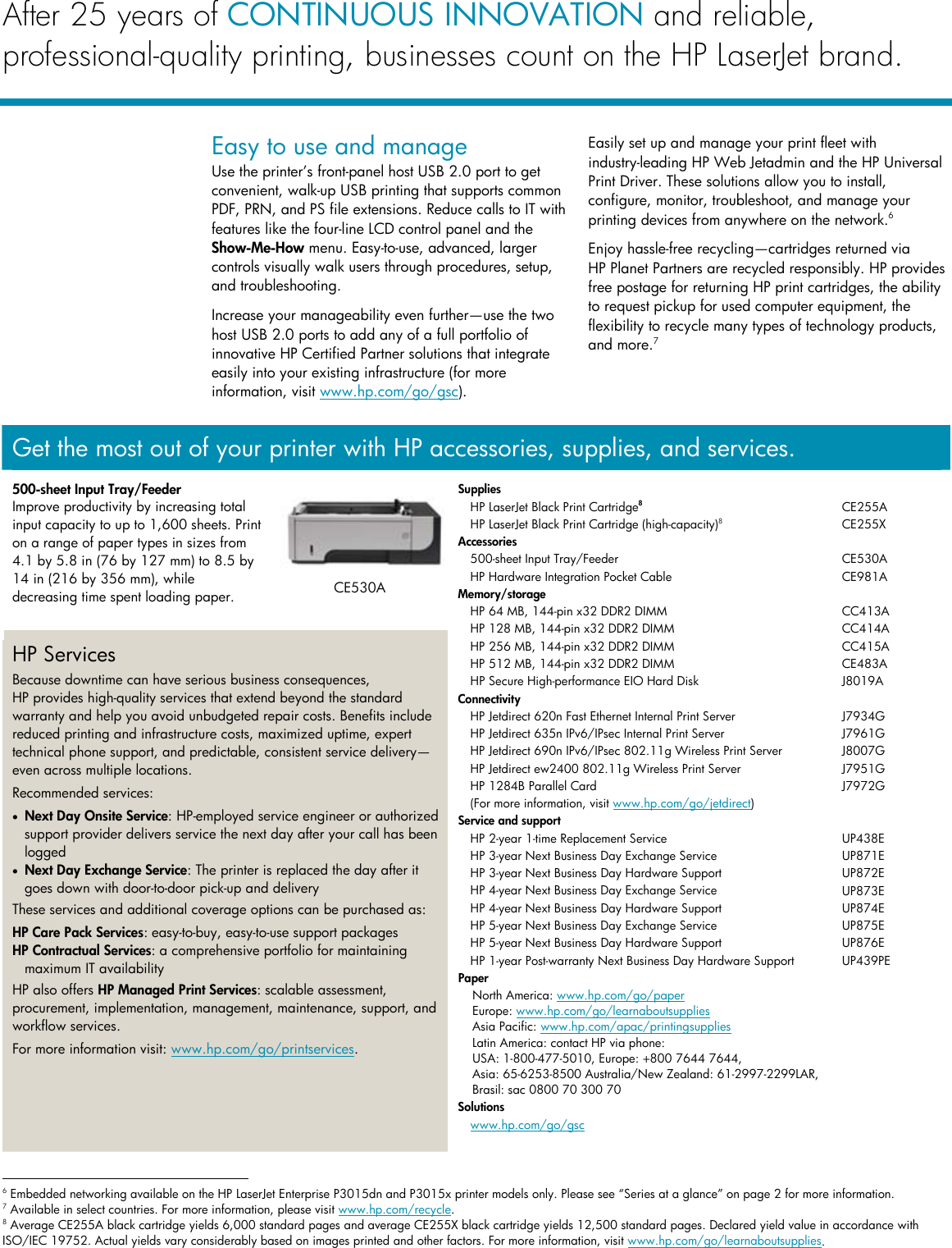 Page 3 of 4 - Hp Hp-Laserjet-Enterprise-P3015-Users-Manual- Hp-laserjet-enterprise-p3015-users-manual
