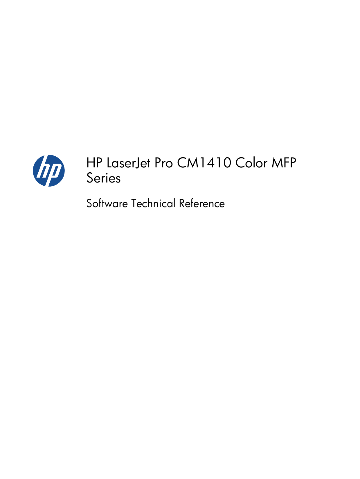 HP LaserJet Pro CM1410 Color MFP Series