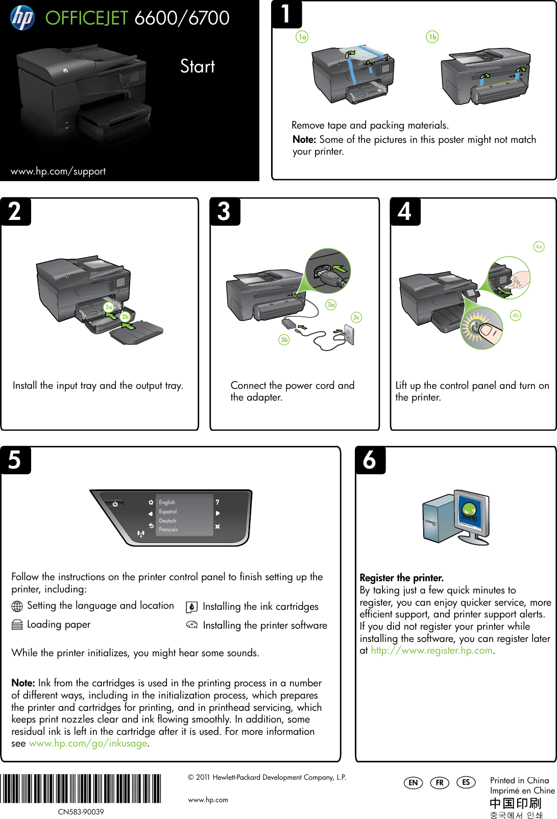 hp 6600 printer manual