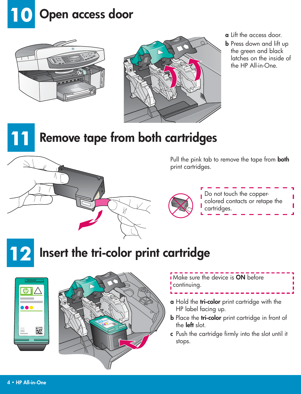 Page 4 of 12 - Hp Hp-Officejet-7210-All-In-One-Printer-Setup-Poster-  Hp-officejet-7210-all-in-one-printer-setup-poster