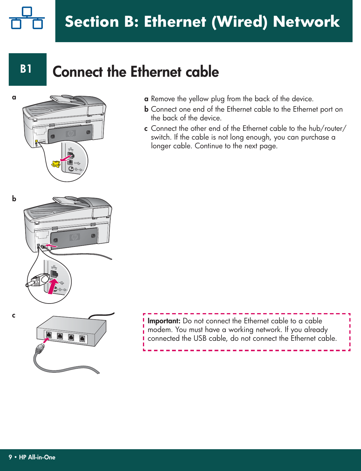 Page 9 of 12 - Hp Hp-Officejet-7210-All-In-One-Printer-Setup-Poster-  Hp-officejet-7210-all-in-one-printer-setup-poster