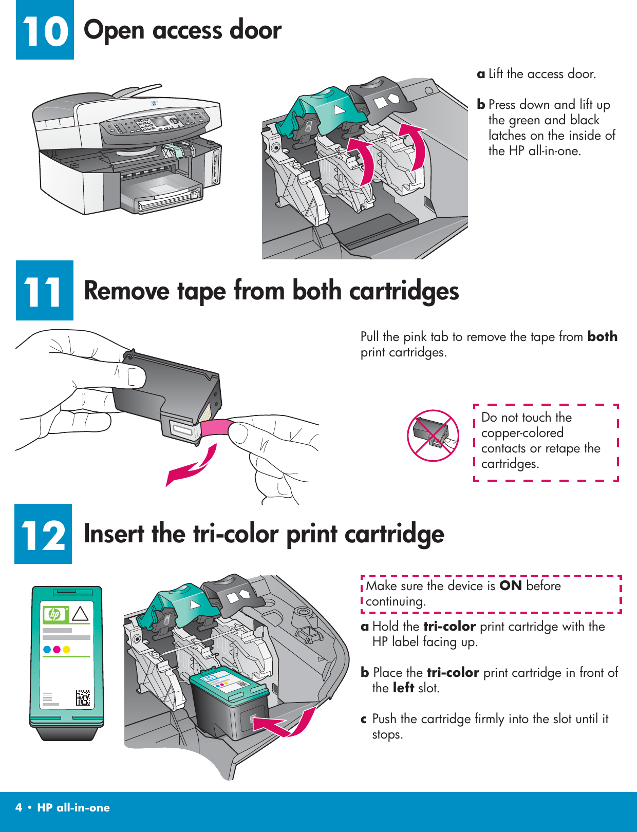 Page 4 of 12 - Hp Hp-Officejet-7310-All-In-One-Printer-Setup-Poster- Q3461-90206_en(US)  Hp-officejet-7310-all-in-one-printer-setup-poster