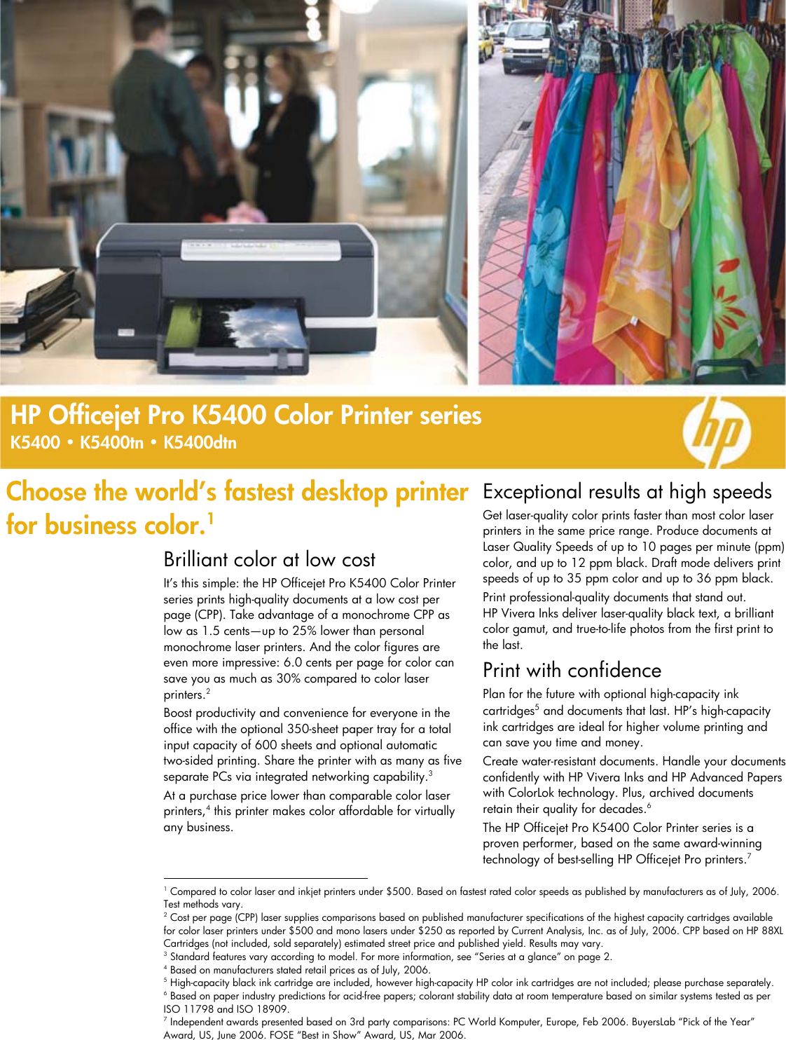 Page 1 of 4 - Hp Hp-Officejet-Pro-K5400Dtn-Users-Manual- OfficeJet Pro K5400 Series.p  Hp-officejet-pro-k5400dtn-users-manual