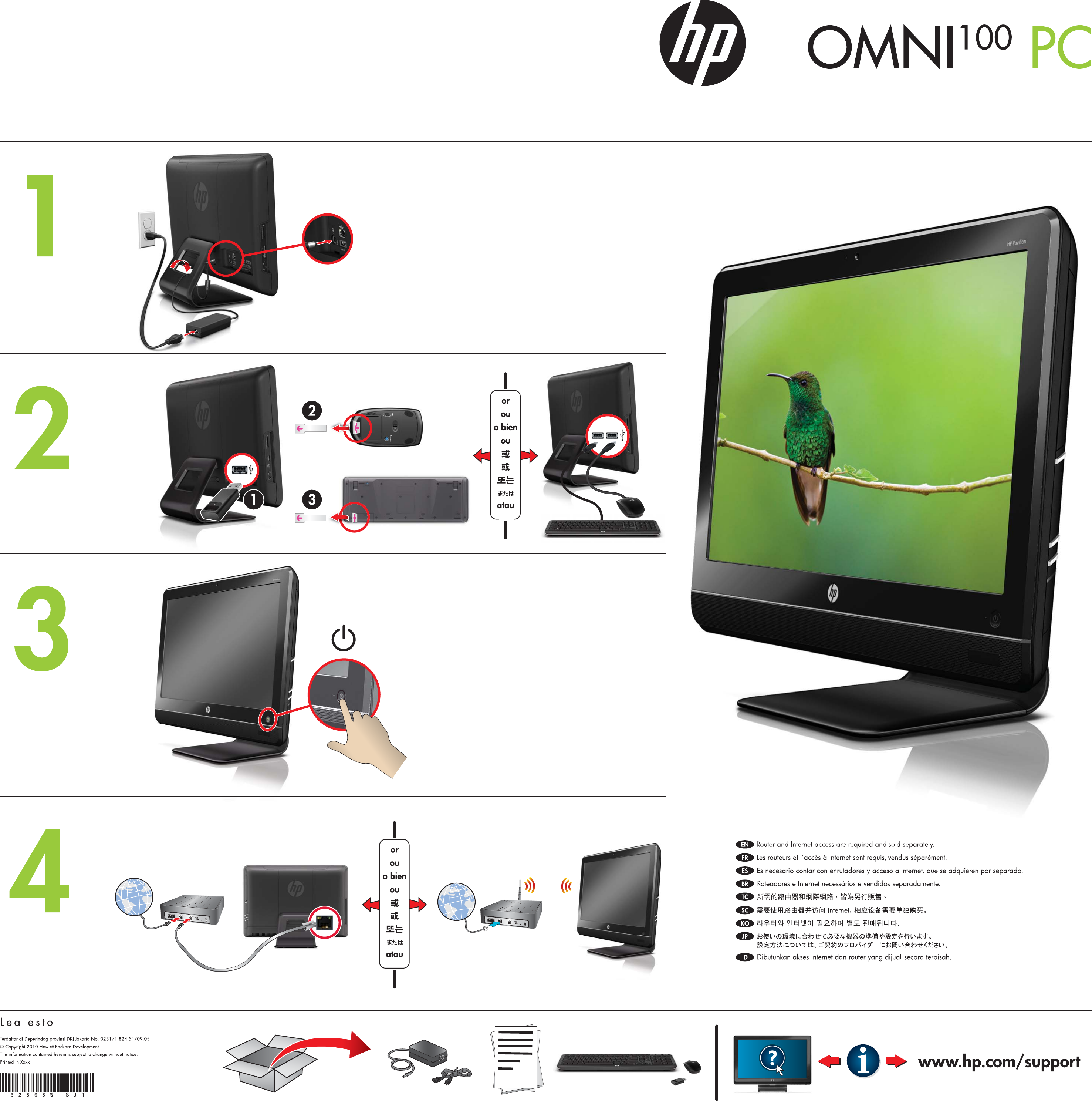 Page 1 of 1 - Hp Hp-Omni-100-5000Z-Cto-Desktop-Pc-Setup-Poster- Omni 100 PC Setup Poster  Hp-omni-100-5000z-cto-desktop-pc-setup-poster