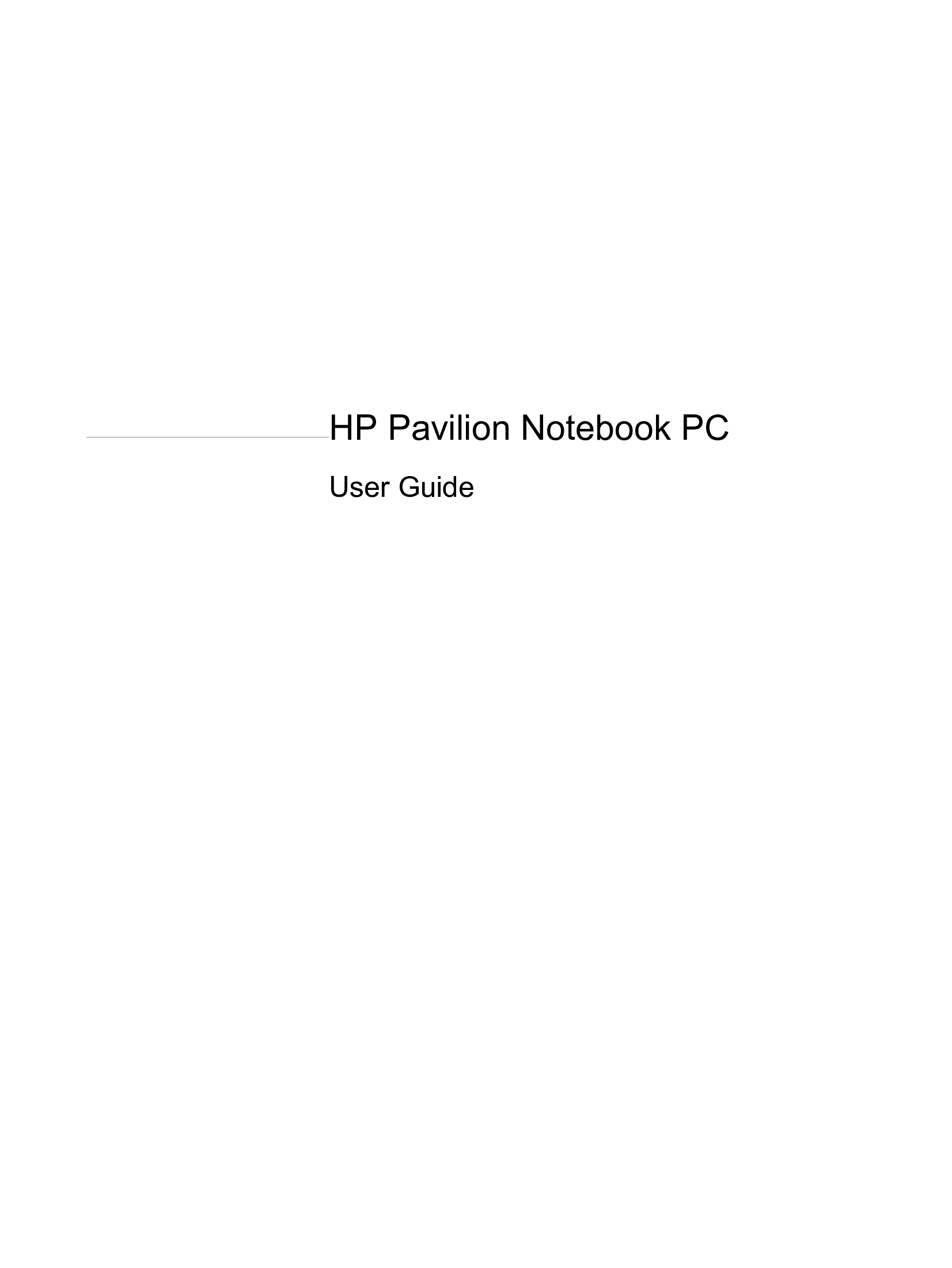Hp Pavilion Dm4 1160Us Users Manual