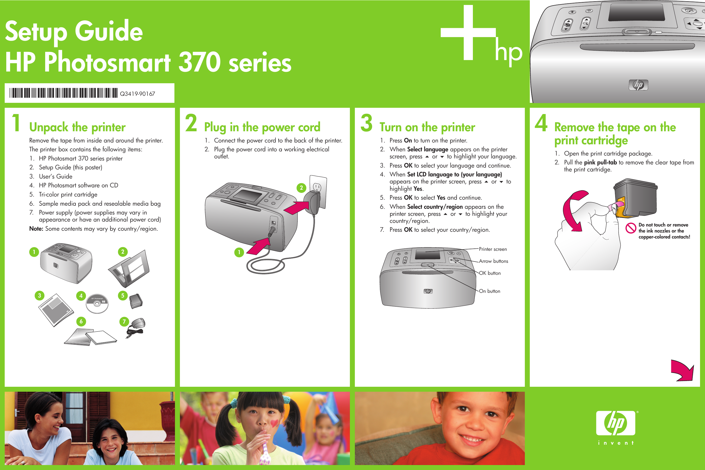 Hp Photosmart 370 Users Manual BammBamm_SG_1lang_NA_online